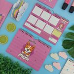 Planner Semanal Espiral de Mesa A5 15 x 21 cm 52 Folhas - Importado