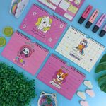 Planner Semanal Espiral de Mesa A5 15 x 21 cm 52 Folhas - Importado