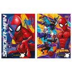 Caderno Colegial Brochura para Caligrafia Spider-Man 40 Folhas  18,7 x 24,5 cm - Tilibra