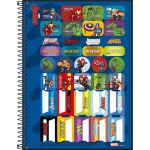 Caderno Universitário Espiral Avengers 1 Matéria 80 Folhas 20 x 27,5 cm - Tilibra