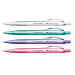 Lapiseira 0.7 mm Poly Tri Shape Colors (Branco, Rosa, Roxo e Verde) - Faber-Castell