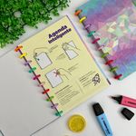 Agenda Inteligente Permanente de Disco 171 x 246 mm 80 Folhas - Importado