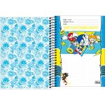 Caderno 1/4 Sonic Espiral Capa Dura 14 x 20 cm 80 Folhas - Tilibra