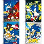 Caderno 1/4 Sonic Espiral Capa Dura 14 x 20 cm 80 Folhas - Tilibra