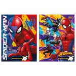 Caderno Quadriculado Brochura Spider-Man Homem-Aranha 40 folhas 1 x 1cm  – Tilibra
