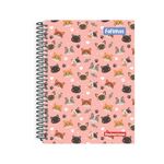 Caderno Universitário Fofinhos 10 Matérias 20 x 27,5 cm 160 Folhas - Panamericana