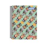 Caderno Universitário Fofinhos 10 Matérias 20 x 27,5 cm 160 Folhas - Panamericana