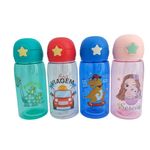 Garrafa Plástica 550 ml Infantil Estampada (Carro, Dinossauros e Sereia) - Interponte