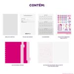 Caderno Inteligente Rosa Hello Kitty (A5, Médio e Grande) 80 Folhas - Caderno Inteligente