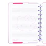 Caderno Inteligente Rosa Hello Kitty (A5, Médio e Grande) 80 Folhas - Caderno Inteligente