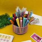 Organizador Giratório de Escritório 5 Compartimentos Tom Pastel -  Interponte