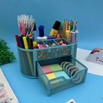 Organizador de Escritório com Gaveta 9 Compartimentos Tom Pastel -  Interponte