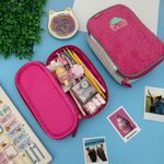 Estojo Escolar Academie Mini Box Teddy Pelúcia - Tilibra