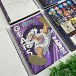 Caderno Universitário 1 Matéria One Piece 80 Folhas com Adesivos Connect - Tilibra