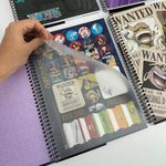 Caderno Universitário 1 Matéria One Piece 80 Folhas com Adesivos Connect - Tilibra