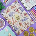 Caderno Universitário Espiral Pooh Connect 1 Matéria 20 x 27,5 cm 80 Folhas - Tilibra