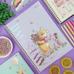 Caderno Universitário Espiral Pooh Connect 1 Matéria 20 x 27,5 cm 80 Folhas - Tilibra
