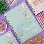 Caderno Universitário Espiral Pooh Connect 1 Matéria 20 x 27,5 cm 80 Folhas - Tilibra