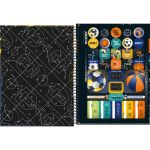 Caderno Universitário Espiral Capa Dura Score 10 matérias 160 Folhas 20 x 27,5 cm - Tilibra