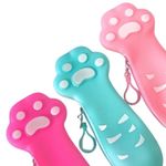 (BRINDE) Estojo Patinhas Colorido de Silicone Sortido - Cosy
