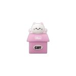 Apontador Plástico Purrfect Cats Gato Branco - Tilibra
