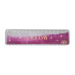 Régua 15 cm Let it Glow com Água, Glitter e 