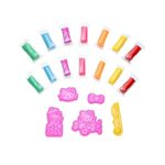 Massa de Modelar Hello Kitty 14 Cores + 5 Acessórios - Leonora
