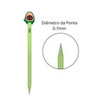 Caneta em Gel 0.5mm Abacatinho (Abacate) Tinta Preta - Tilibra