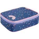 Estojo Box Académie Azul Escuro Dots - Tilibra
