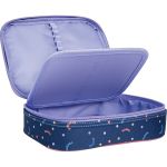 Estojo Box Académie Azul Escuro Dots - Tilibra