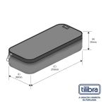 Estojo Mini Box Académie Preto - Tilibra