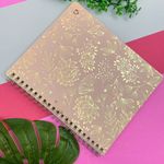 Caderno Duplex Universitário Espiral Capa Flexível Rosa Rose 230 x 280 mm 80 Folhas - Animativa