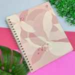 Caderno Duplex Universitário Espiral Capa Flexível Rosa Rose 230 x 280 mm 80 Folhas - Animativa