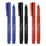Caneta Hidrografica Fine Pen Colors 04mm 3 Cores - Faber Castell