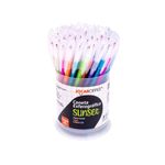 Caneta Esferográfica Sunsent 1.0 mm (Azul, Laranja, Rosa, Roxo e Verde) - Leo&Leo (Leonora)