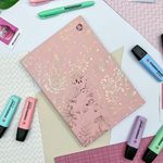 Bloco Vertical Rosa Rose 17 x 25 cm 80 Folhas - Animativa