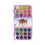 Aquarela em Pastilha com 36 Cores Princesas + Pincel - DAC