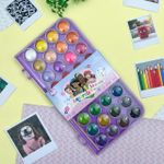 Aquarela em Pastilha com 36 Cores Princesas + Pincel - DAC