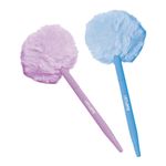 Caneta Esferográfica 1.0 mm Pompom (Lilás e Azul) - LeoArte