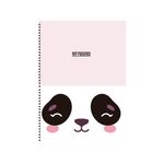 Caderno Espiral Universitário Capa Dura 10 Matérias 160 Folhas 200 x 275 mm My Friend - Animativa