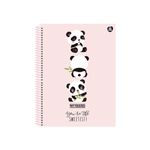 Caderno Espiral Universitário Capa Dura 10 Matérias 160 Folhas 200 x 275 mm My Friend - Animativa