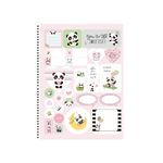 Caderno Espiral Universitário Capa Dura 10 Matérias 160 Folhas 200 x 275 mm My Friend - Animativa