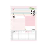 Caderno Espiral Universitário Capa Dura 10 Matérias 160 Folhas 200 x 275 mm My Friend - Animativa