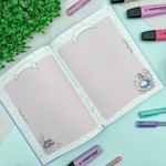 Caderno Colegial Costurado Capa Dura Alice no País das Maravilhas 17,9 x 24,1 cm 160 Folhas - Animativa