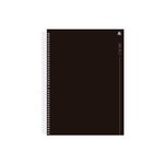 Caderno Espiral Universitário Capa Dura 10 Matérias 160 Folhas 200 x 275 mm Colors Preto - Animativa