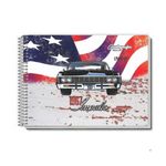 Caderno de Cartografia e Desenho Espiral 60 Folhas Milimetradas - Panamericana