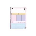 Caderno Espiral Universitário Capa Dura 10 Matérias 160 Folhas 200 x 275 mm Rebecca Bonbon - Animativa