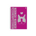 Caderno Espiral Universitário Capa Dura 10 Matérias 160 Folhas 200 x 275 mm Rebecca Bonbon - Animativa