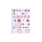 Caderno Espiral Universitário Capa Dura 10 Matérias 160 Folhas 200 x 275 mm Rebecca Bonbon - Animativa
