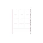 Caderno Espiral Universitário Capa Dura 10 Matérias 160 Folhas 200 x 275 mm Rebecca Bonbon - Animativa